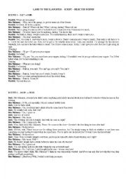 English Worksheet: Alfred Hitchcock�s Lamb to the Slaughter - extract / script