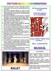 Picture-based conversation : topic 75 - ballet vs musical