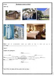 English Worksheet: hotels and reservation