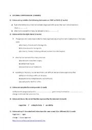 English Worksheet: 3rd Form Mid-term test 3