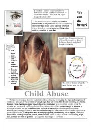English Worksheet: Child Abuse