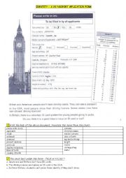 English Worksheet: Passport related vocabulary and introducing oneself