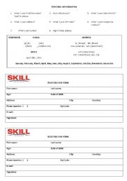 English Worksheet: Personal Information