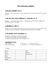 English Worksheet: RESOLUTIONS