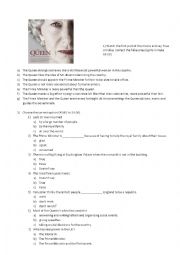 English Worksheet: The Queen