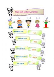 English Worksheet: Clothes