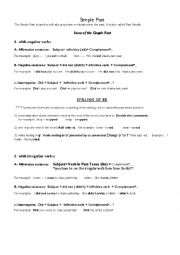 English Worksheet: Simple Past 