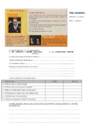 English Worksheet: School system (Prefects) 