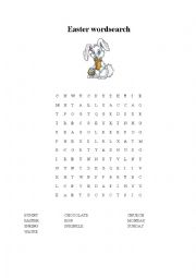 English Worksheet: Easter wordsearch