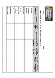 English Worksheet: prefixes