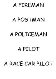 English Worksheet: jobs
