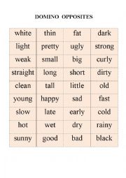 English Worksheet: Domino 
