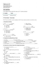 English Worksheet: First Conditional