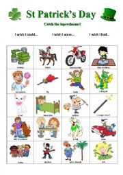 English Worksheet: Saint Patricks Day Battleship Game - I wish ... - Speaking Activity