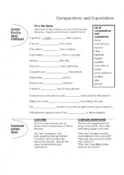 English Worksheet: comparative