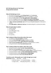 English Worksheet: IELTS WRITING