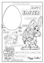 English Worksheet: Easter