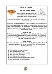 English Worksheet: Easter in Britain