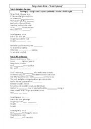 English Worksheet: Jason Mraz Song - I wont give up