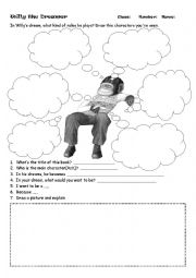 English Worksheet: Picture book Willy the Dreamer