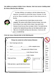 English Worksheet: Follow the signs