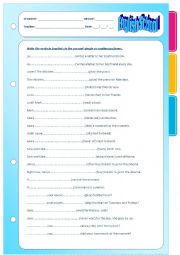 Elementary present simple or continuous.