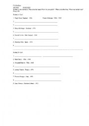 English Worksheet: Speaking Possessive Adjectives