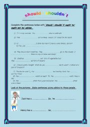 English Worksheet: Giving advice