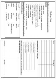 English Worksheet: Works and Tools