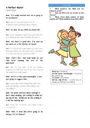 English Worksheet: Friendship conversation worksheet