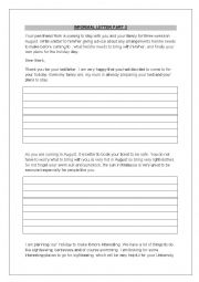 English Worksheet: Developing writing skills