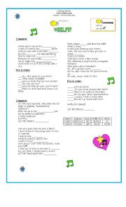 English Worksheet: This is a listening activity for my intermediate students (KEY INCLUDED). My ss love this song (SELFIE) Hope you like it. XOXO