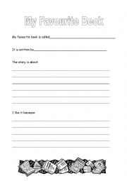 English Worksheet: My Favourite Book