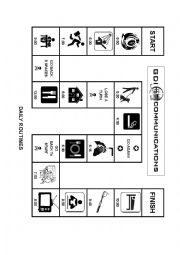 English Worksheet: Daily Routines