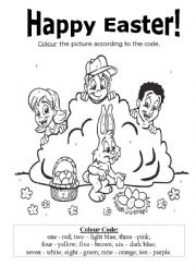 English Worksheet: Happy Easter_1