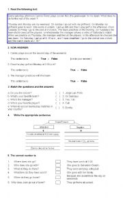 English Worksheet: Simple Present