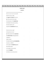 English Worksheet: Paradise by Coldpplay