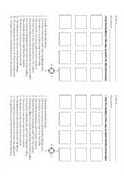 English Worksheet: Map of locations