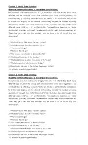 English Worksheet: Video Extr@ English Episode 2