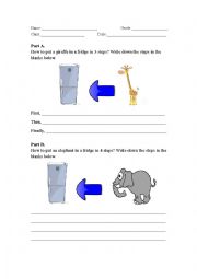 English Worksheet: Adverbs of sequence