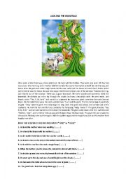 English Worksheet: JACK AND THE BEANSTALK