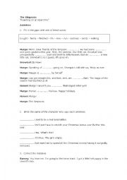 English Worksheet: Roasting on an open fire - The Simpsons