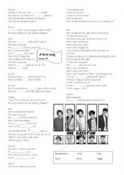 English Worksheet: Past review .Best song Ever One direction 