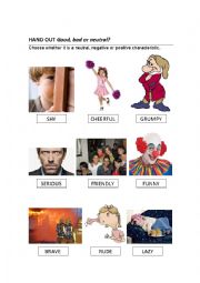 English Worksheet: ADJECTIVES