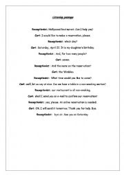 English Worksheet: A test review