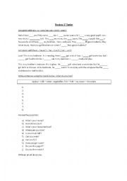 English Worksheet: GRAMMAR REVIEW