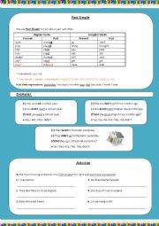 English Worksheet: Past Simple