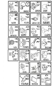 English Worksheet: Alphabet 