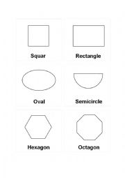 English Worksheet: shape