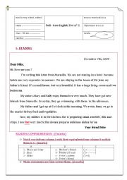 7th form full-term test n 2 